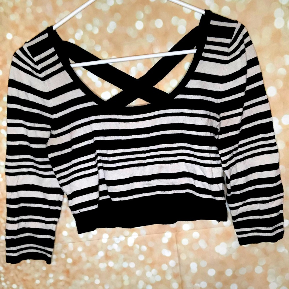 Forever 21 long sleeve crop top